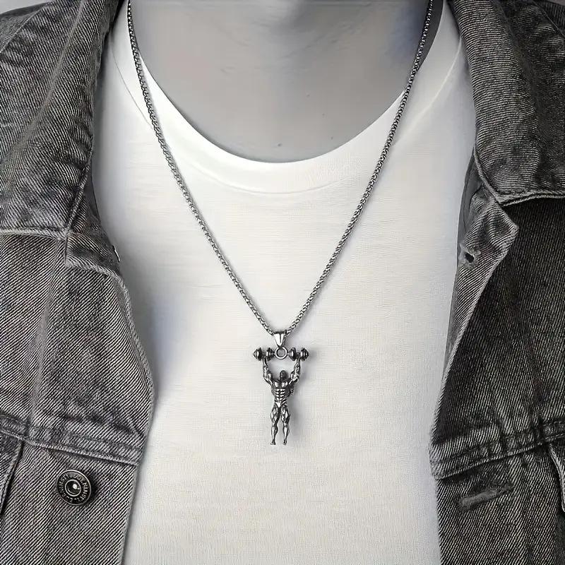 Hip-Hop Mens Titanium Steel Necklace