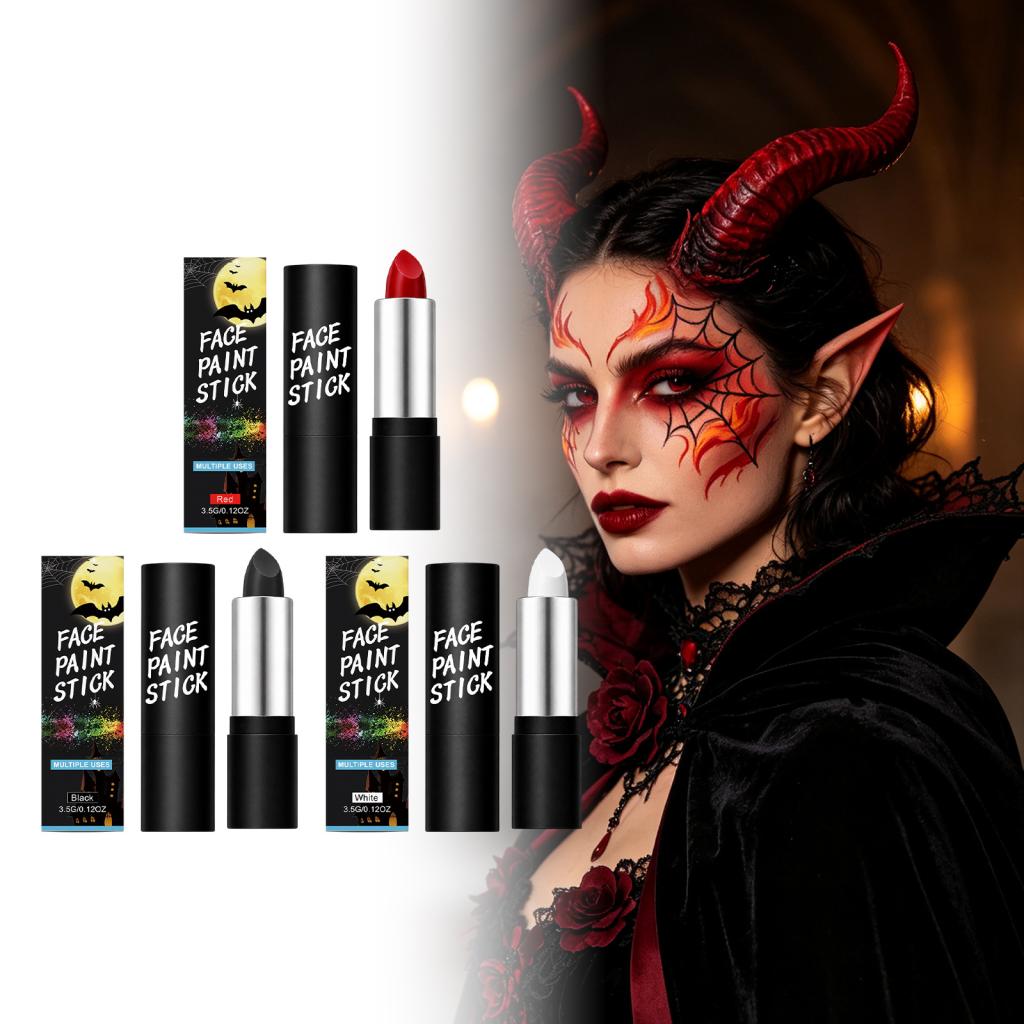 Face Paint Stick - Portable Facial Color Painting Crayon for Body Art Makeup