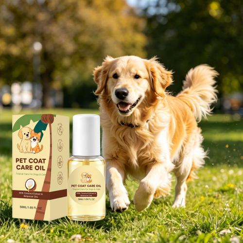 Pet Hair Care Oil For Cats And Dogs, Gentle Combing And Detangling, Enhances Hair Elasticity And…