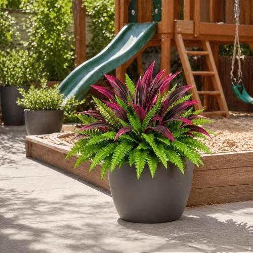 Plant Red Dragons Blood Flower Artificial Plant