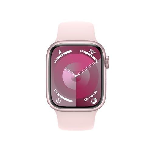 APPLE WATCH SERIES 9 [GPS + CELLULAR 41MM] PINK ALUMINUM CASE WITH PINK SPORT -