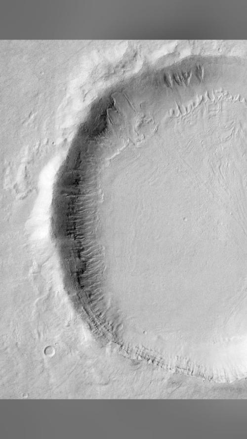 the universe is unreal 🌌 Melting Snow and the Gullies of Mars…