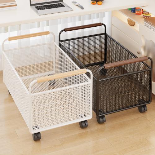 Bookshelf Storage Rack Small Book Cart With Wheels For Placement