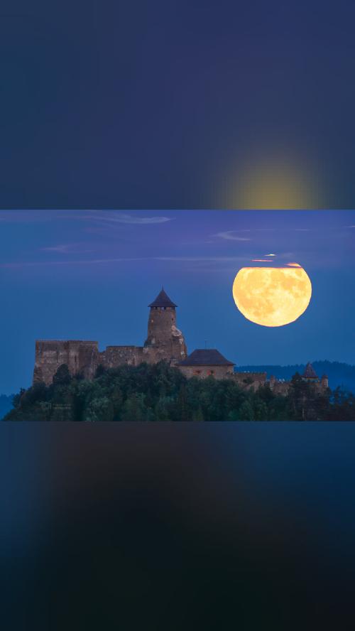 the universe is unreal 🌌 Lubovna Full Moon On July 13 this…