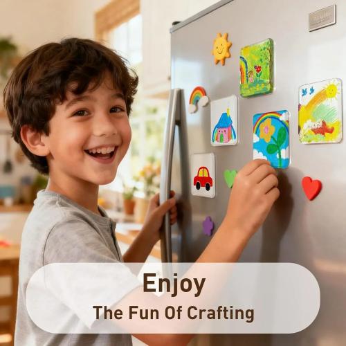 Transparent Acrylic DIY Photo Refrigerator Magnets