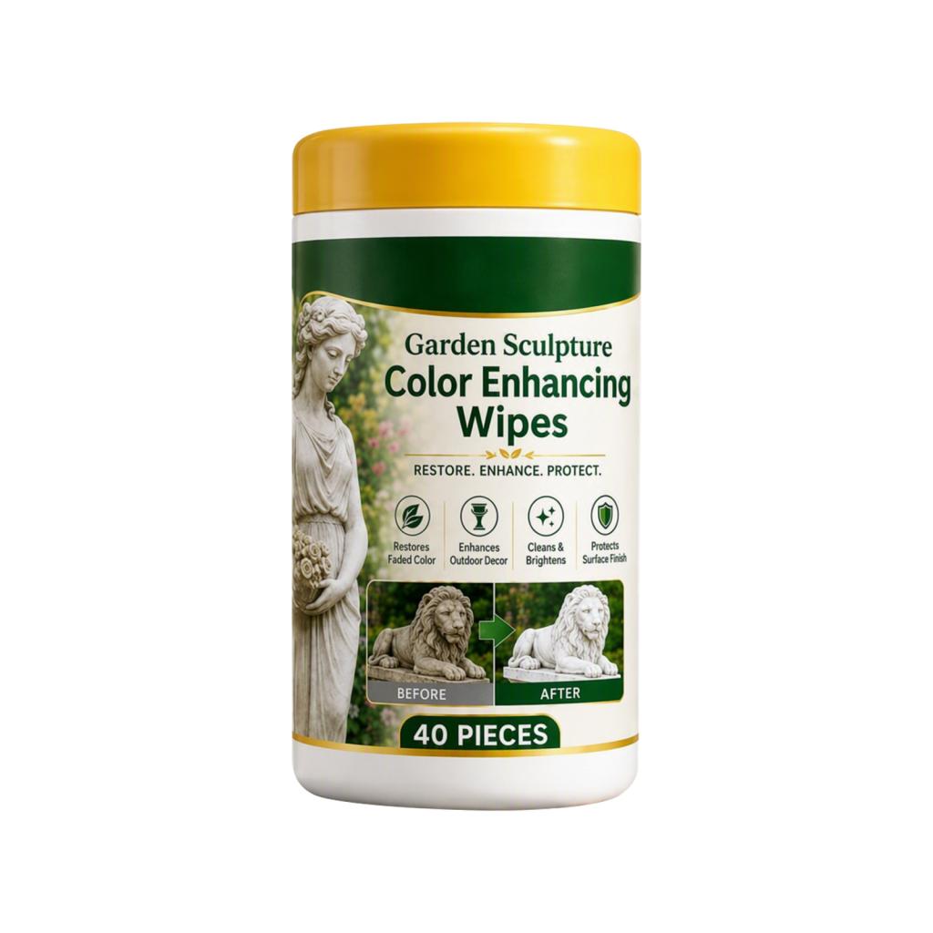 Garden Sculpture Color Enhancing Wipes