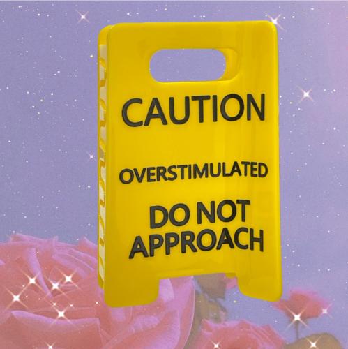 Hair Clip Overexcitation Warning Hairpin