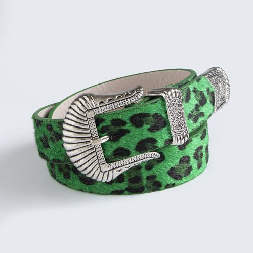 European And American New Retro Carved Imitation Horse Hair Leopard Print Fashion Y2K Dopamine We…