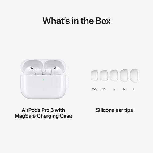 Apple AirPods Pro 3rd Wireless Active Noise Cancelling Earbuds - White MFHP4LL/A