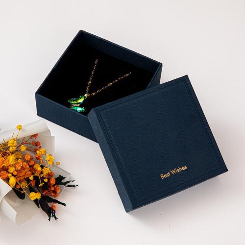 Hardboard High-end Textured Jewelry Box