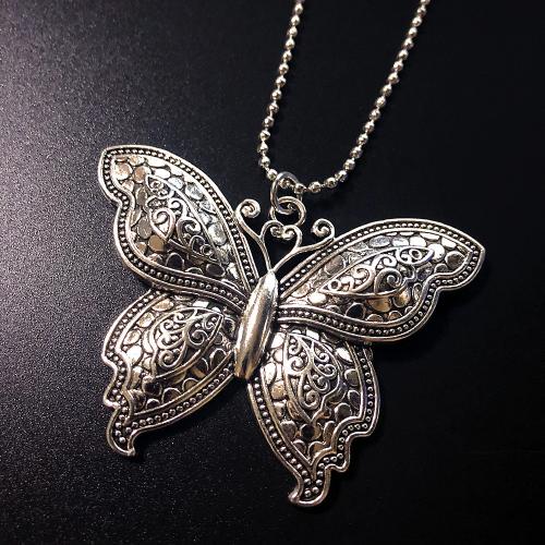 Hydraulic Stainless Steel Butterfly Pendant Minimalist And Stylish Necklace