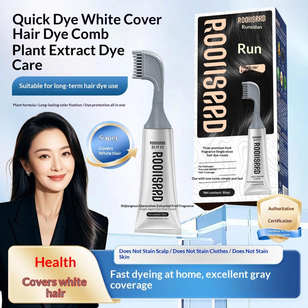 Hair Dye Cream Black Truffle Hair Color Ammonia-free Plant-based
