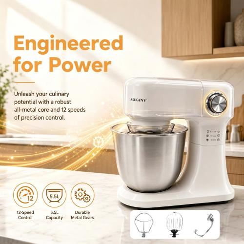 Household Electric Dough Mixer And Cream Beater