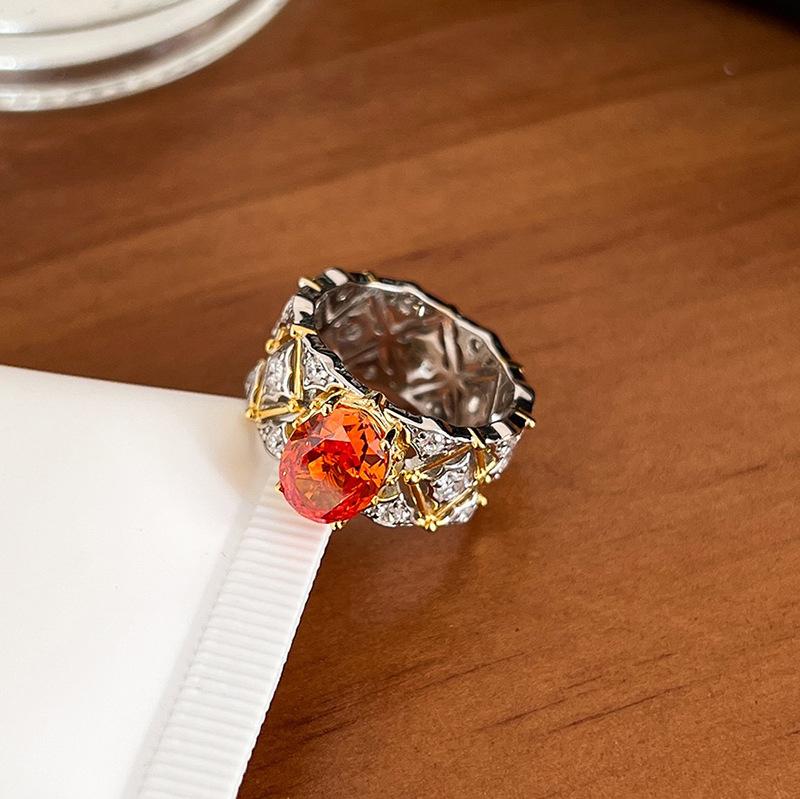 Artisanal Court-style Vintage Fender Orange Ring