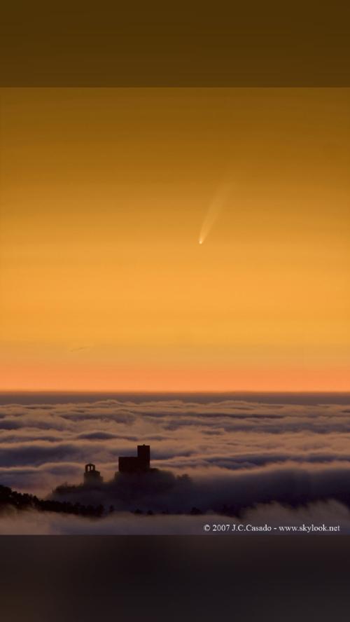 space never disappoints Comet McNaught Over Catalonia This past…