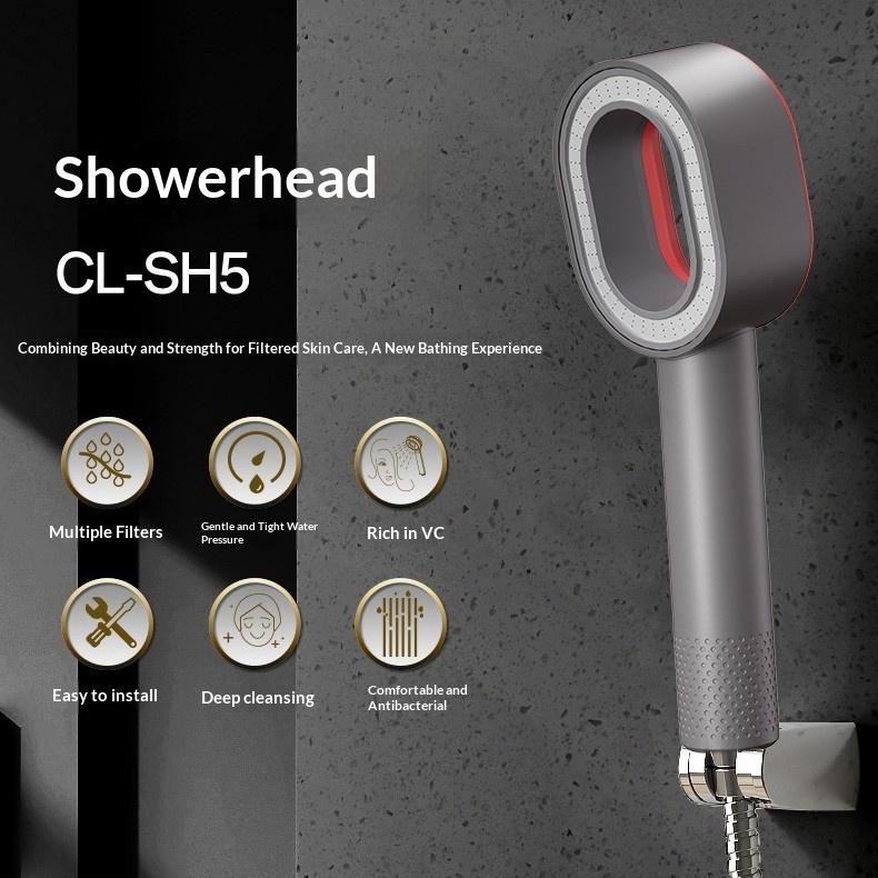 Household Handheld Shower Filter Nozzle