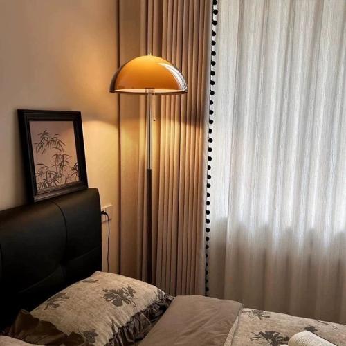 French Style Vintage Wabi Sabi Mid Century Floor Lamp