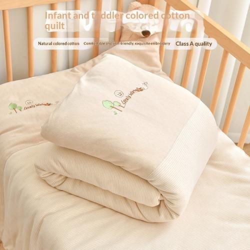 Babys Kindergarten Autumnwinter Thickened Colorful Cotton Quilt