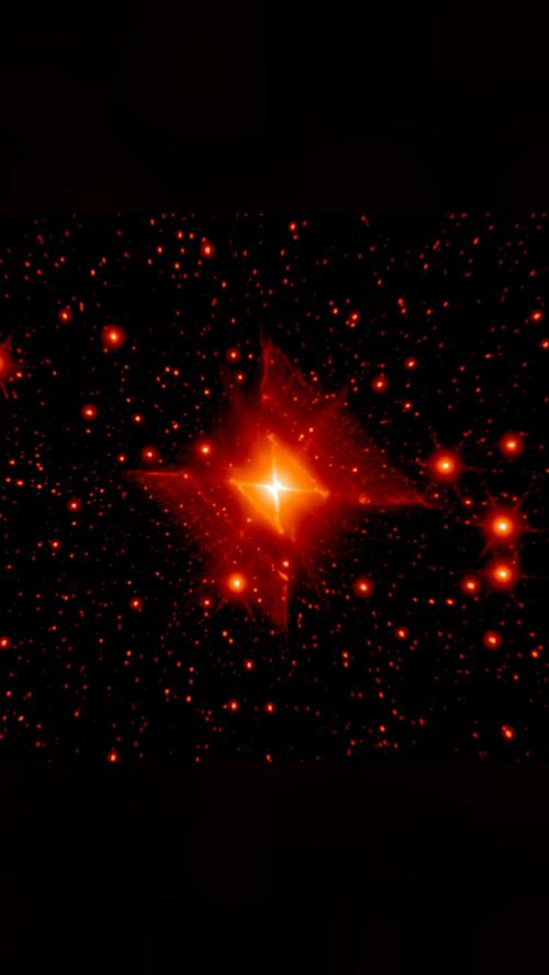 the universe is unreal 🌌 MWC 922: The Red Square Nebula What could…
