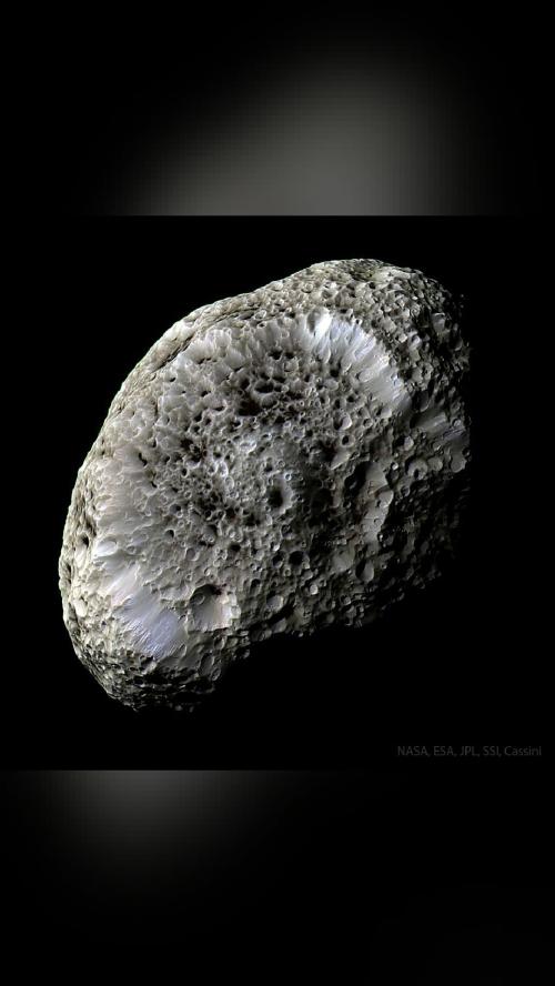 space never disappoints Saturn's Hyperion: A Moon with Odd Craters…