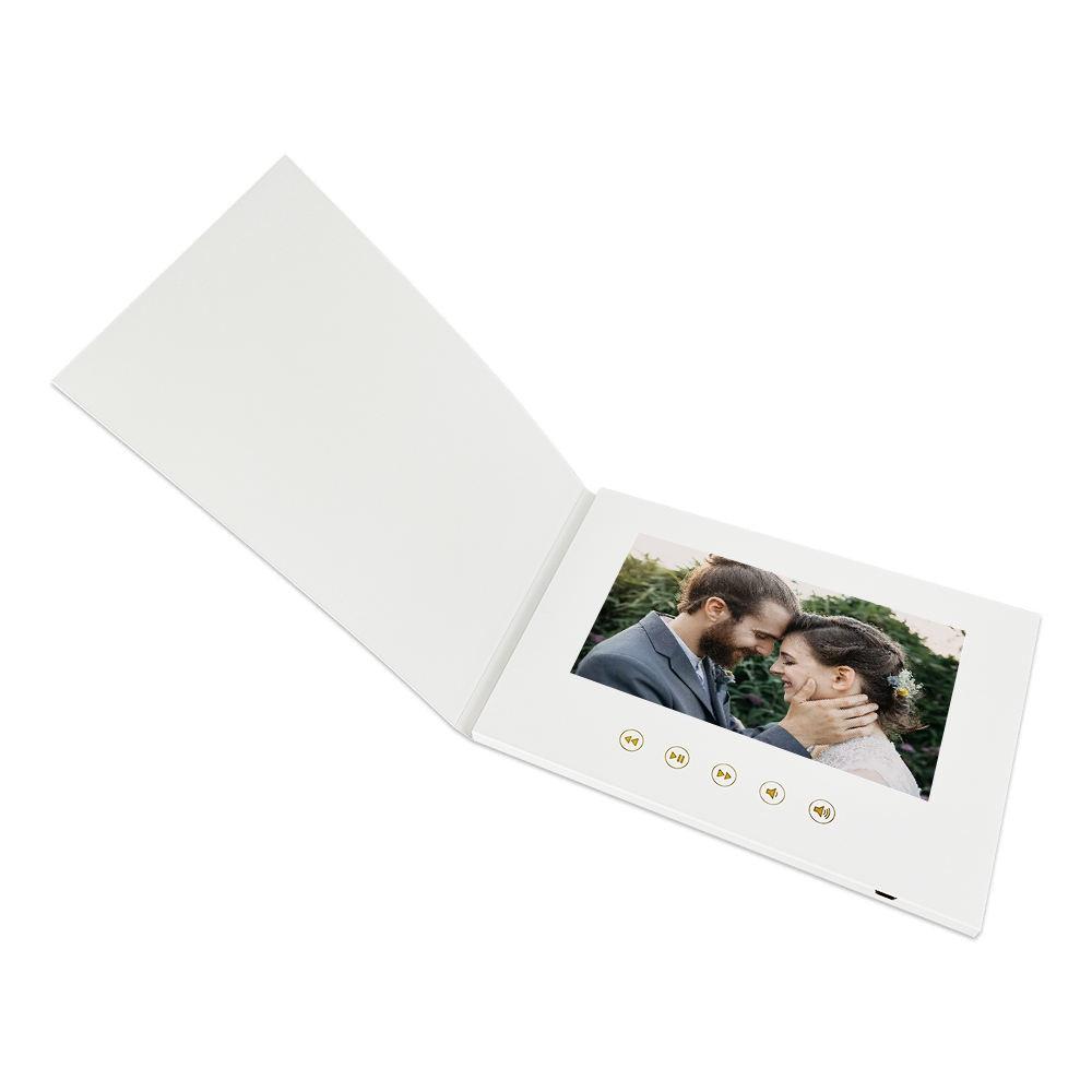 Custom Printing 7 And 10 Inch IPS Lcd Screen Digital Album Invitation Video Greeting Card Wedding…