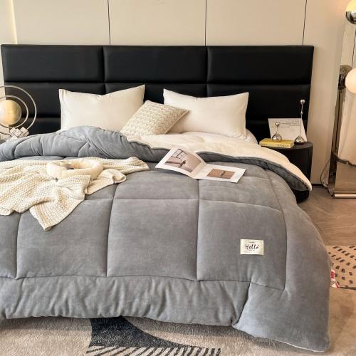 Milk Velvet Cuddle Blanket Simple Solid Color