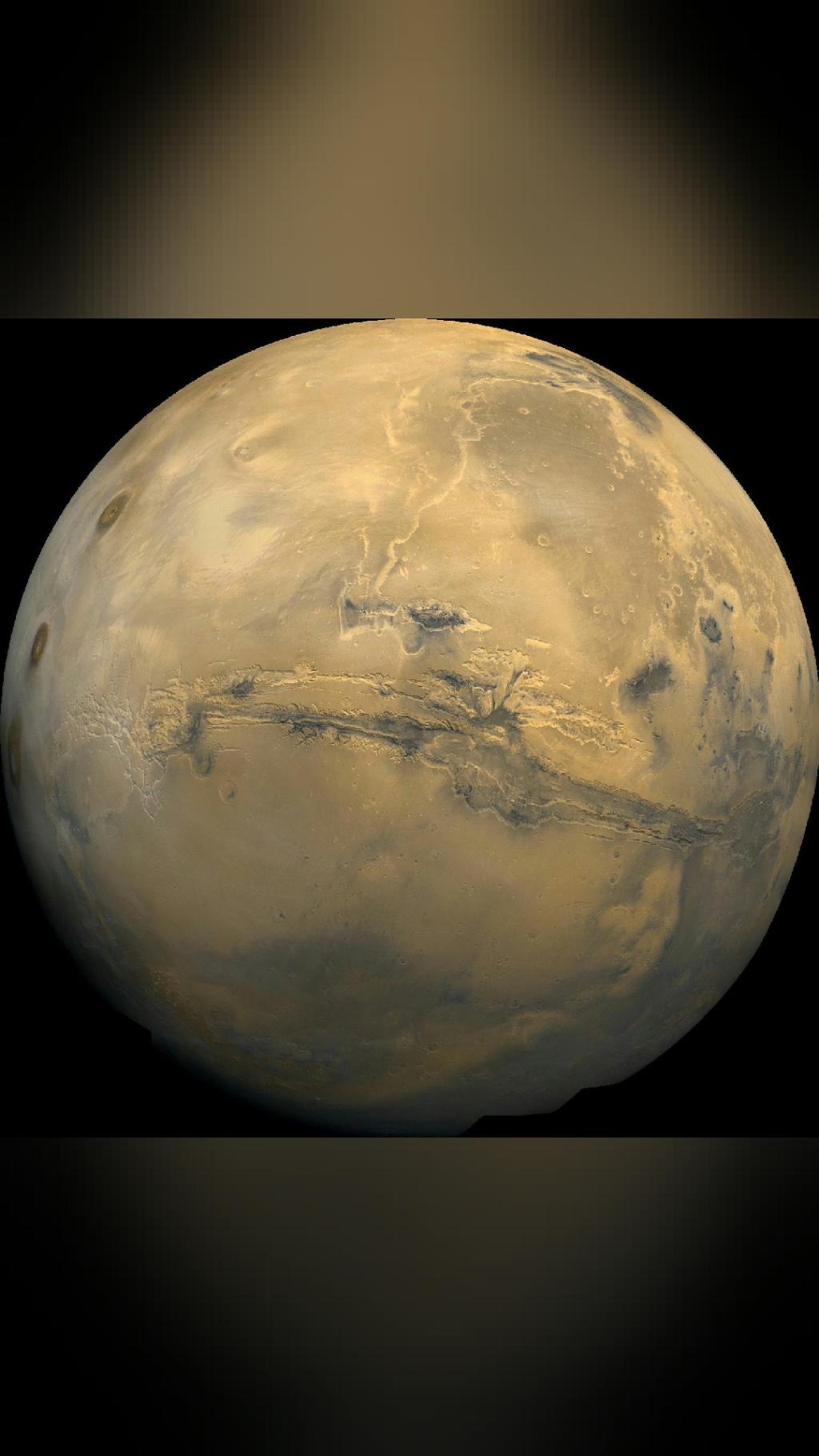 look up tonight Valles Marineris: The Grand Canyon of Mars The…