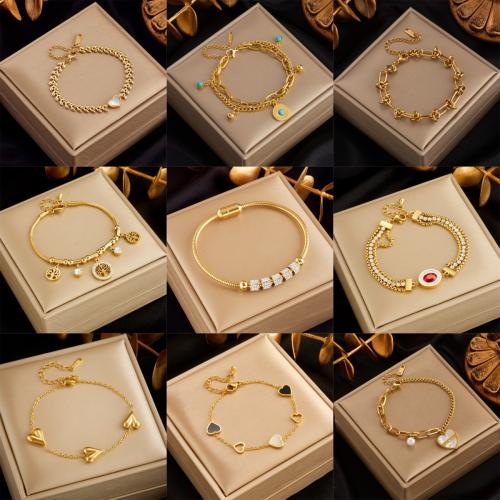 Cross-Border Fashion Heart-Shaped Butterfly Cherry Decorative Pendant Bracelet With Round Diamond…