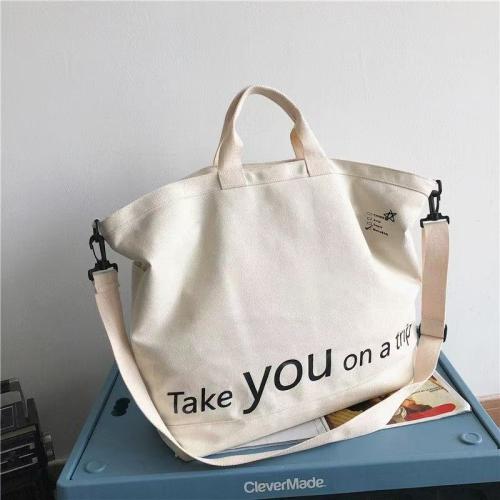 Vintage Canvas Bag Luggage Travel Bag Oversized Capacity Canvas Storage Bag Portable Business Han…