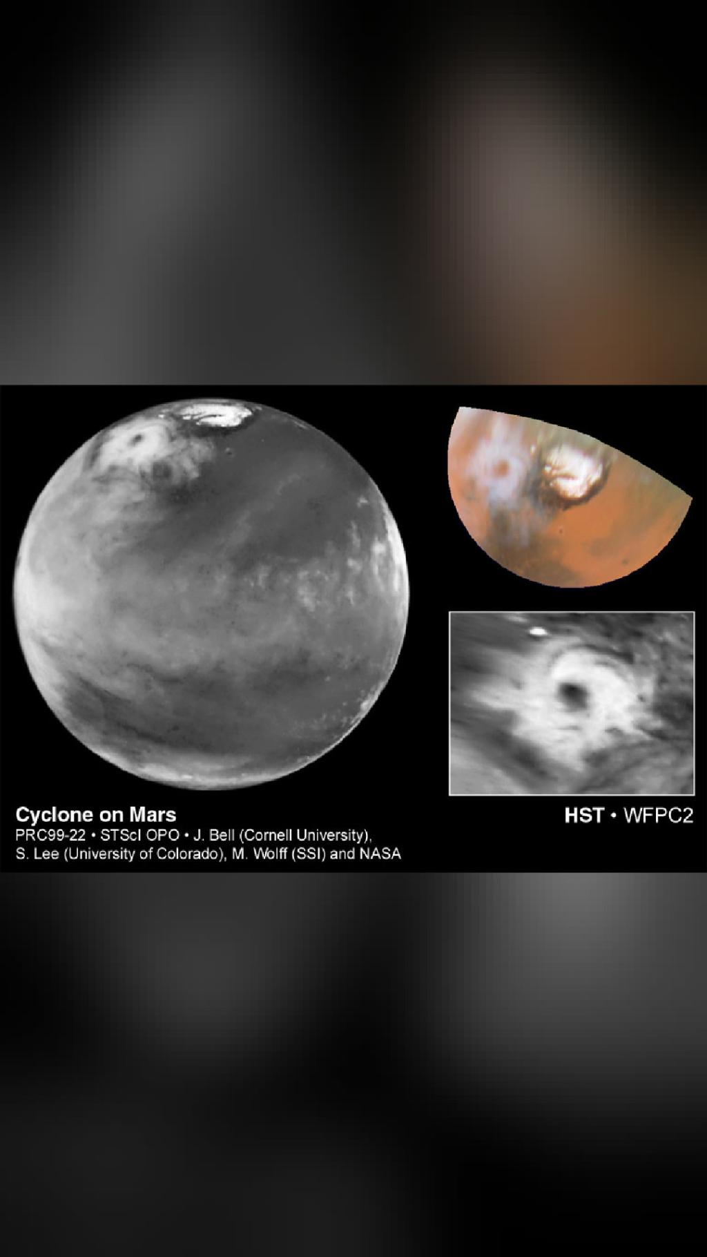we are so small Cyclone on Mars Late last month a team of…