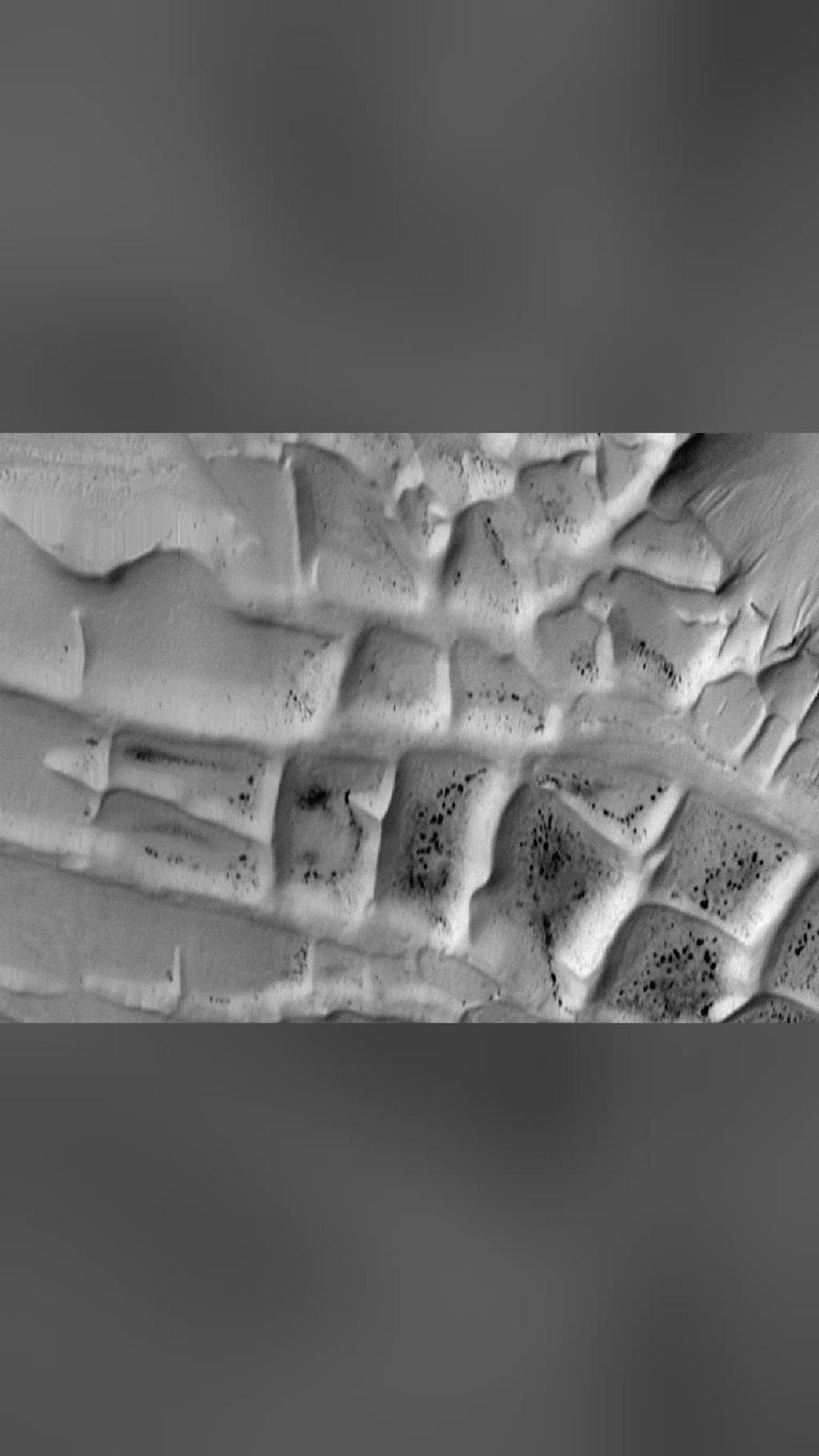 we are so small Mars: Ridges Near The South Pole No, it's not…