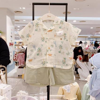 Cartoon Casual Cotton Boys Clothing Set
