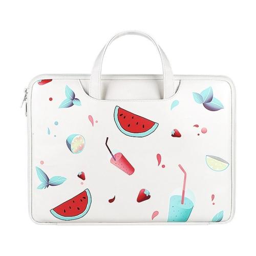 Watermelon Patterned Notebook Laptop Bag With 13 Inch Shock-absorbing Storage Compartment For Bot…