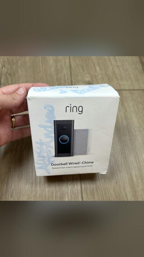 TikTok made me look Ring Video Doorbell Wired 1080p HD motion…