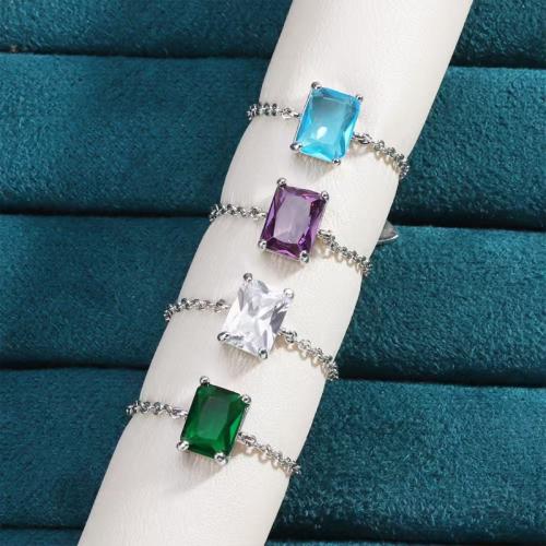 Adjustable Micro-paved Diamond Ring For Women
