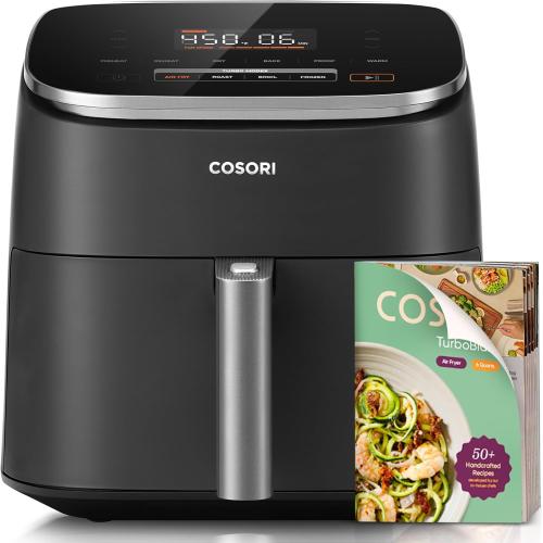Cosori 9-In-1 Turboblaze Air Fryer 6 Qt, Premium Ceramic Coating, 90°–450°F