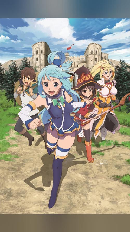 今期の覇権アニメ🔥 この素晴らしい世界に祝福を！2 (2017) ★ 8.1 · Studio DEEN · Adventure…