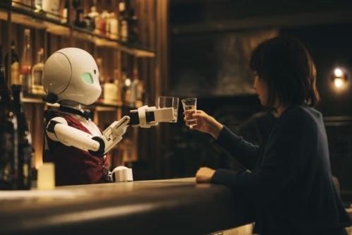 only in Japan 😂 Robot bartender bar opening in Kyoto, and no,…