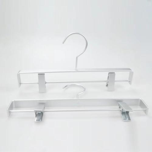 Aluminum Alloy Seamless Double-clamp Telescopic Pants Hanger