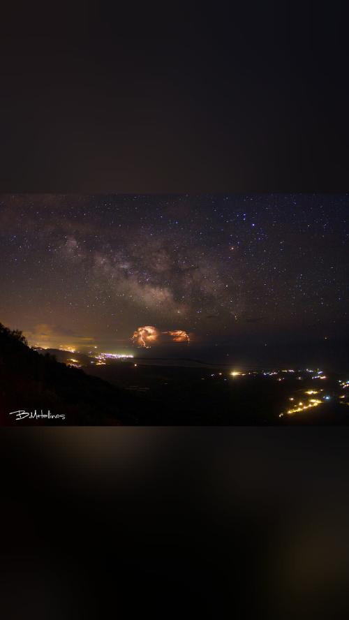 your daily awe Stars and Lightning Over Greece It may appear, at…