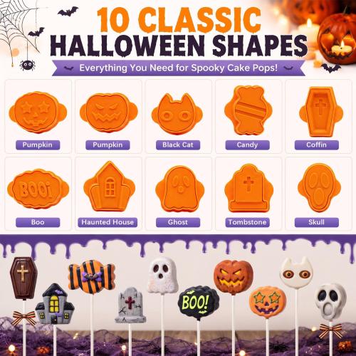 Halloween Mini Pumpkin Ghost Series Cake Mold