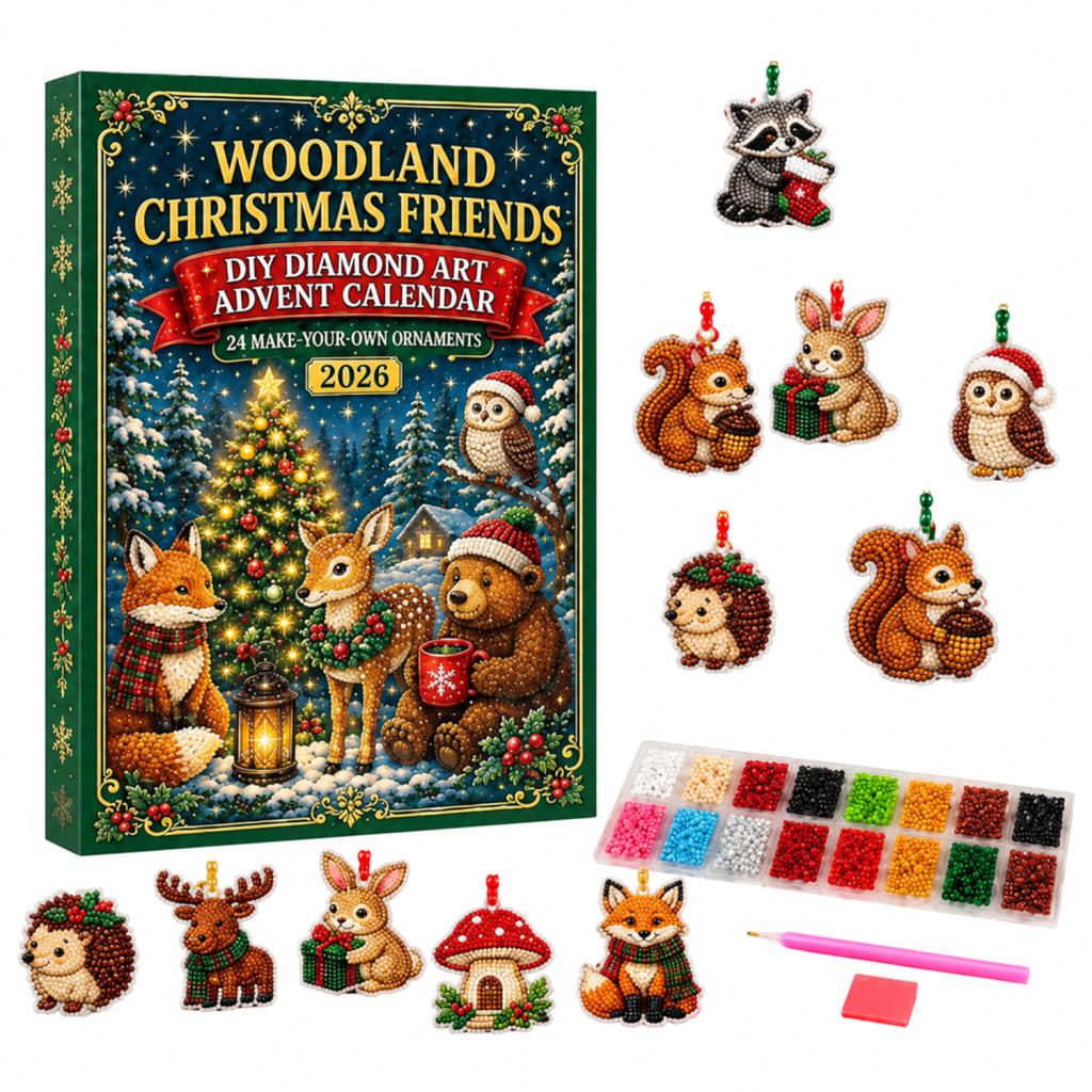 DIY Diamond Art Christmas Advent Calendar