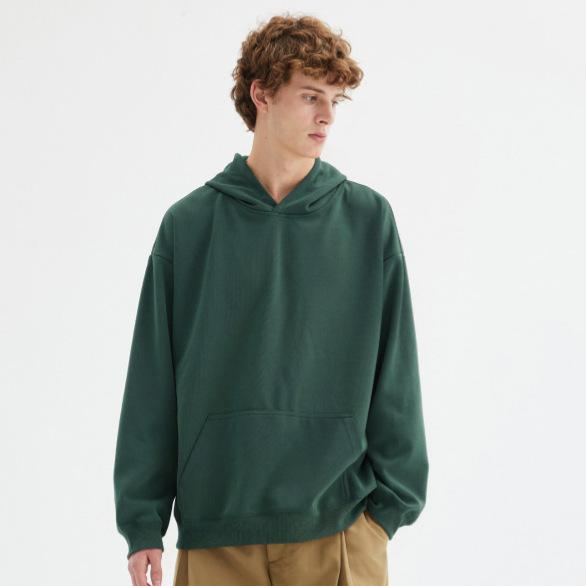 Men's Hooded Long-sleeve Pullover Casual Loose-fit Sweatshirt