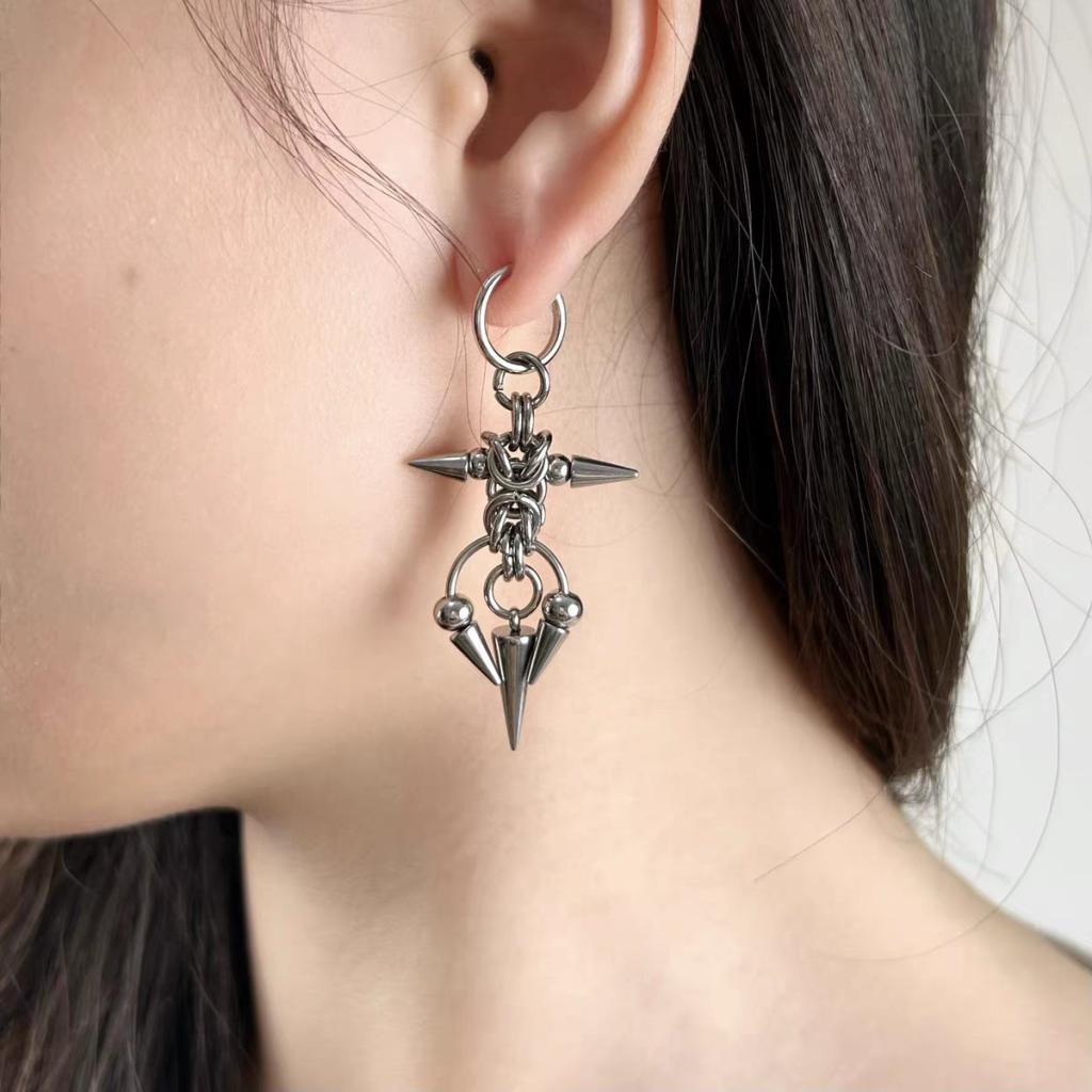 Horseshoe Ring Earrings For Men And Women