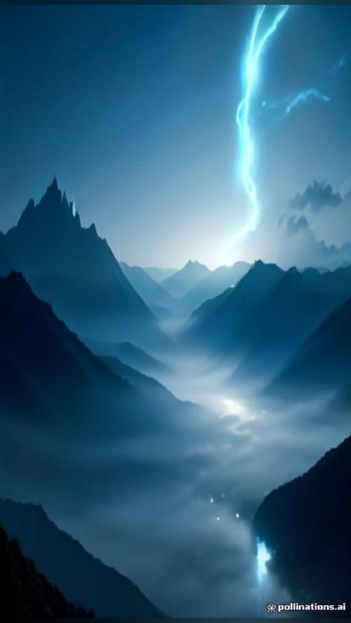 no cap, AI made this A Dragon Soaring Over Misty Fantasy Mountains 🎨…
