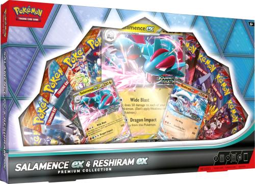 Pokemon TCG Salamence ex & Reshiram ex Premium Collection Box Sealed New