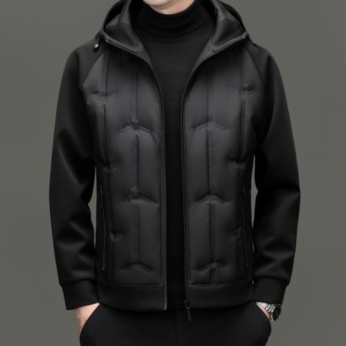 Men's Lightweight White Duck Down Jacket