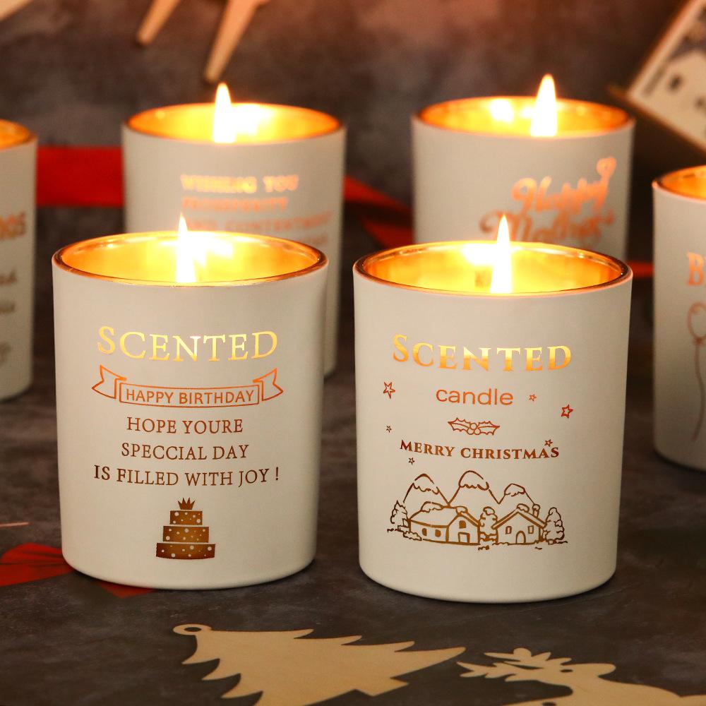 Household Smokeless Flame Glass Cup