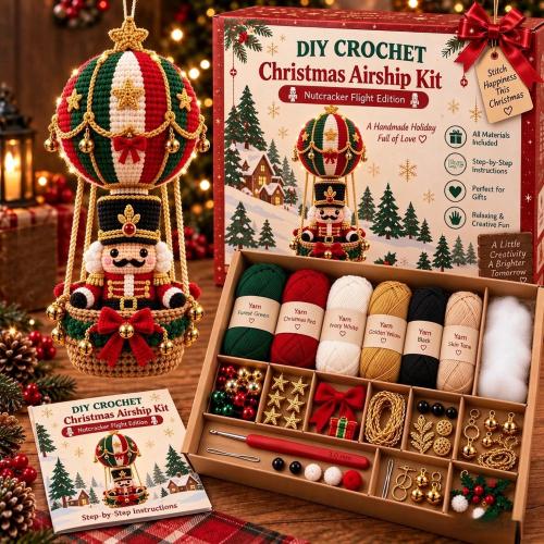 European And American Flying Christmas DIY Crochet Kit