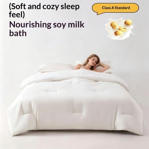Mother-and-baby Grade Class A Soybean Soft And Fluffy Gift Quilt For Spring And Autumn